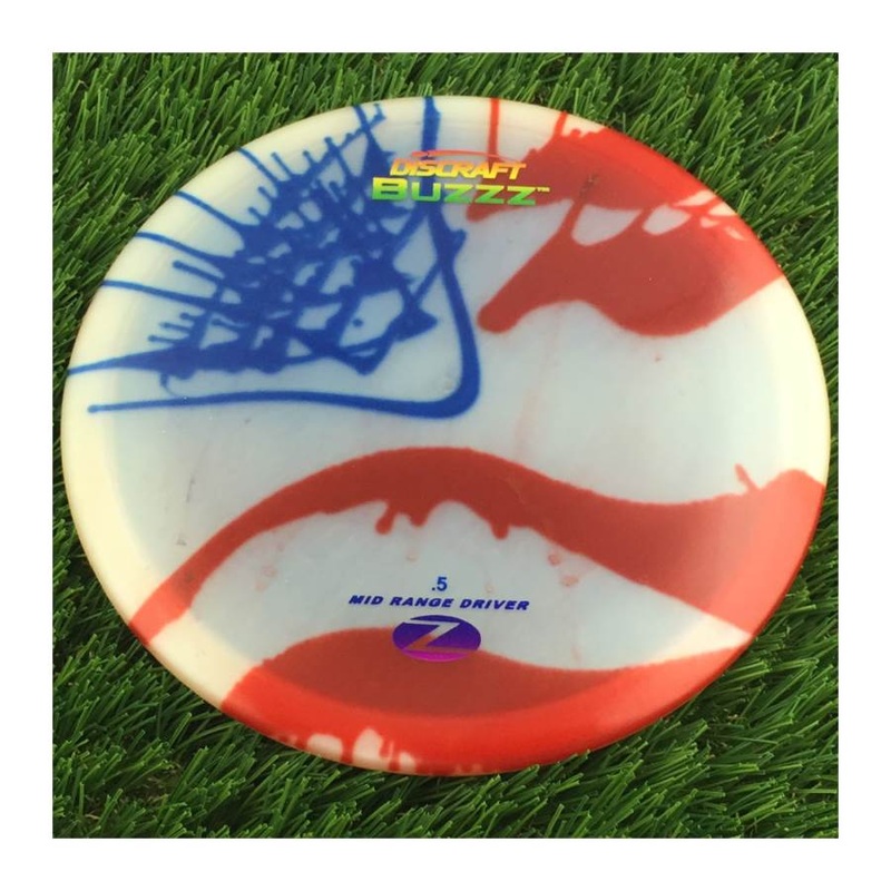 Discraft Elite Z Fly-Dyed Buzzz – 180g – Translucent Flag