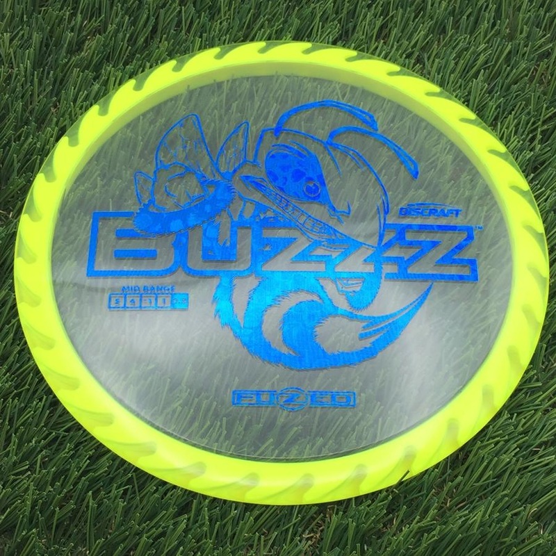 Discraft Elite Z FuZed Line with Saw Pattern Buzzz with Big Bee with Saw Blade – “Buzzzsaw” Stamp – 173.79g – Yellow