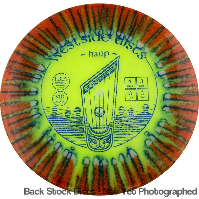 Westside VIP MyDye Harp Putter (Stock Stamp) [Back Stock Inventory – Disc and Stamp Color WILL VARY]