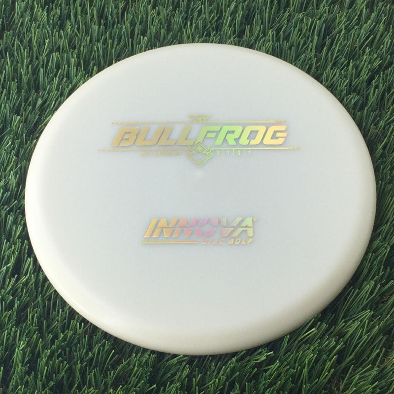 Innova XT Bullfrog with Burst Logo Stock Stamp – 175g White