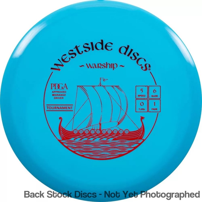 Westside Tournament Warship Midrange (Stock Stamp) [Back Stock Inventory – Disc and Stamp Color WILL VARY]