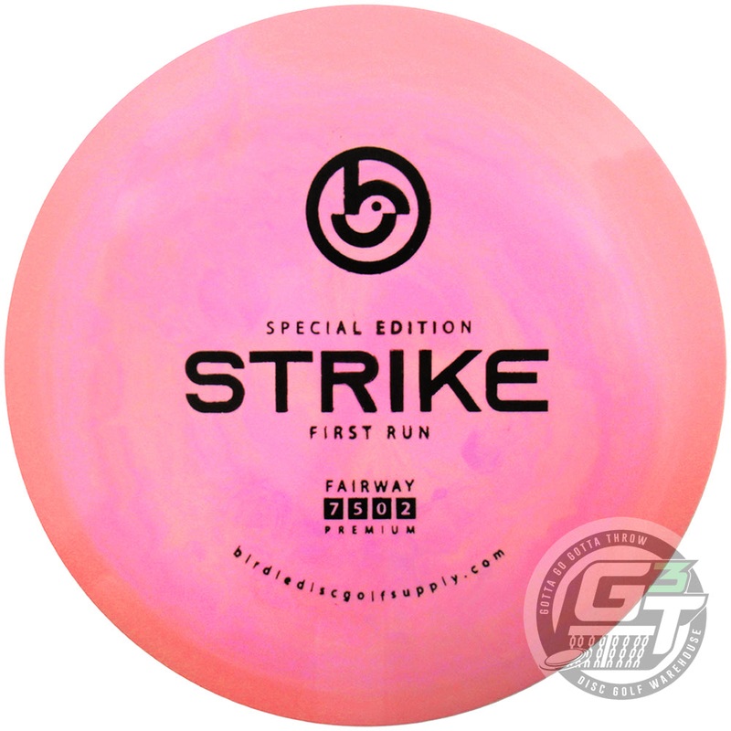 Birdie First Run Special Edition Premium Swirly Strike Fairway Driver Golf Disc