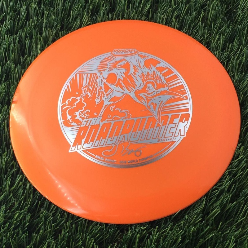 Innova Star Roadrunner with Gregg Barsby 2018 World Champion Screamin’ Roadrunner Stamp – 170g – Solid Orange