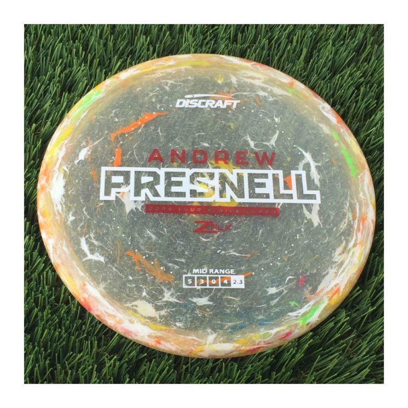 Discraft Jawbreaker Z FLX Swarm with Andrew Presnell 2024 Tour Series Stamp – 176g – Translucent Varies
