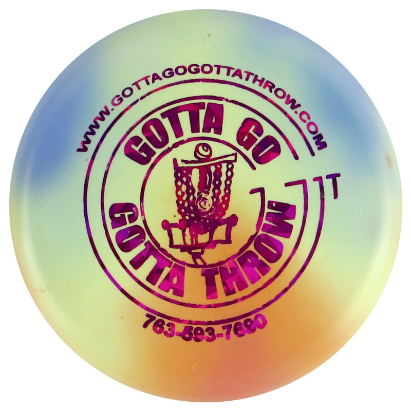 Gotta Go Gotta Throw Tie-Dye Logo Inter-Locking Mini Marker Disc