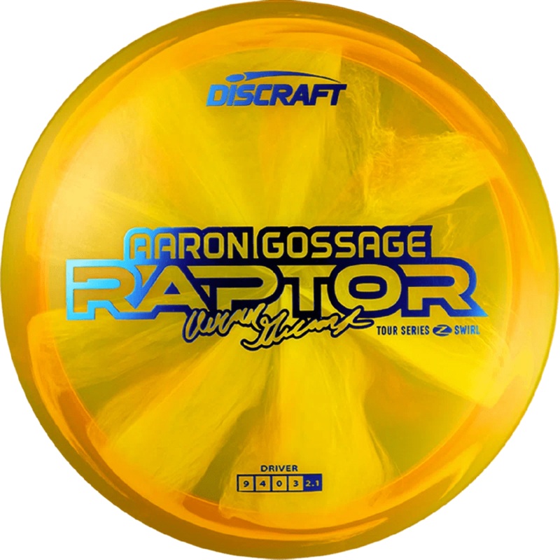 Discraft Aaron Gossage Z  Swirl Raptor (2025 Tour Series)