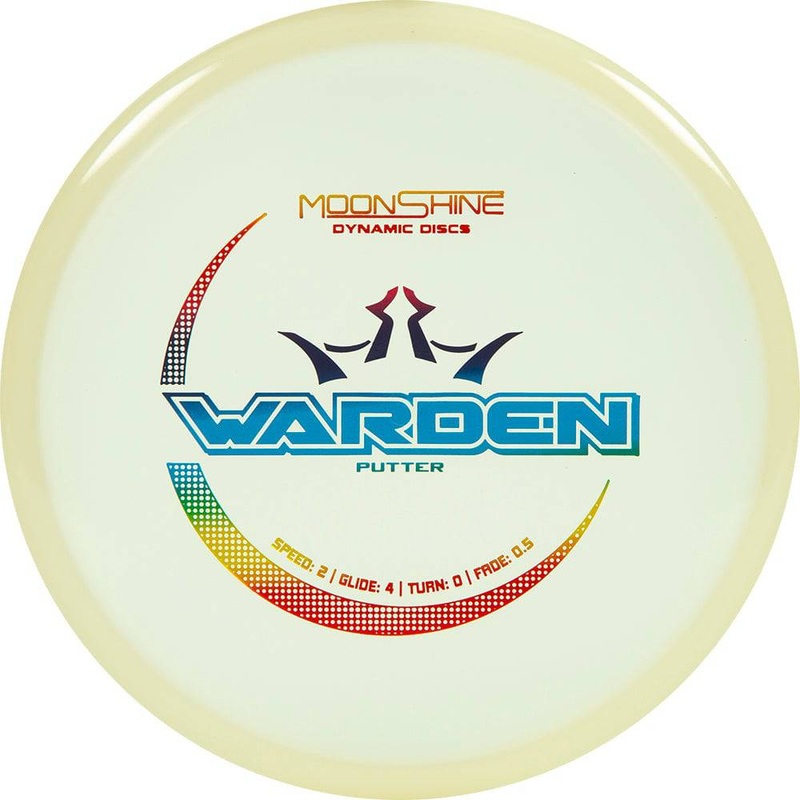 Dynamic Discs Moonshine Glow Lucid Warden Putter Golf Disc
