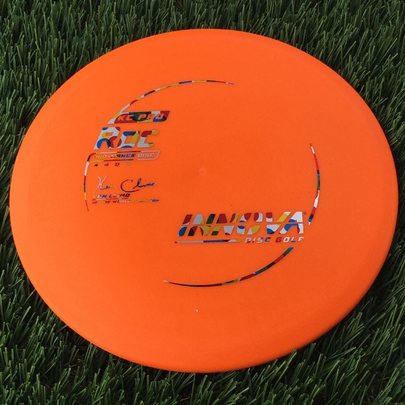 Innova Pro KC Roc with Ken Climo 12 Time World Champion Burst Logo Stamp – 175g Orange