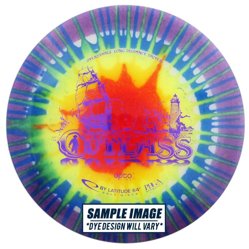Latitude 64 MyDye Opto Line Cutlass Distance Driver Golf Disc