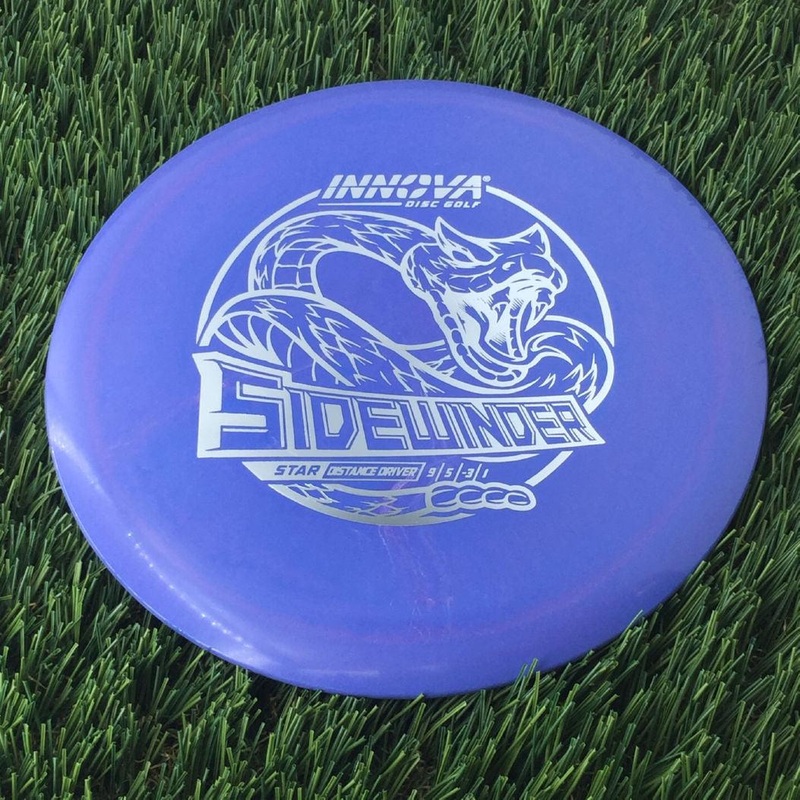 Innova Star Sidewinder with Burst Logo Stock Stamp – 175g Blurple