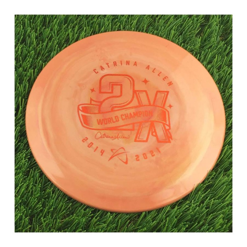 Prodigy 400G Spectrum F7 with Catrina Allen 2x World Champion Commemorative Stamp – 171g – Solid Orange Swirl