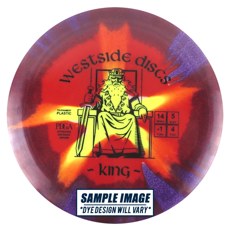Westside MyDye Tournament King Distance Driver Golf Disc