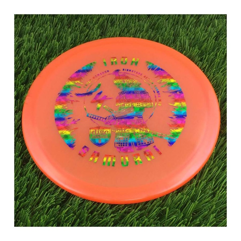 Discmania Chroma C-Line MD3 with Eagle McMahon Signature Series Iron Samurai 4 Stamp – 178g – Translucent Orange