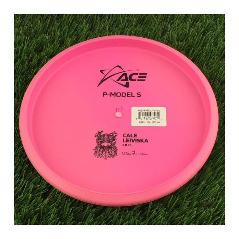 Prodigy Ace Line Basegrip Color Glow P Model S with Cale Leiviska 2021 Bottom Stamp Stamp – 174g – Solid Pink