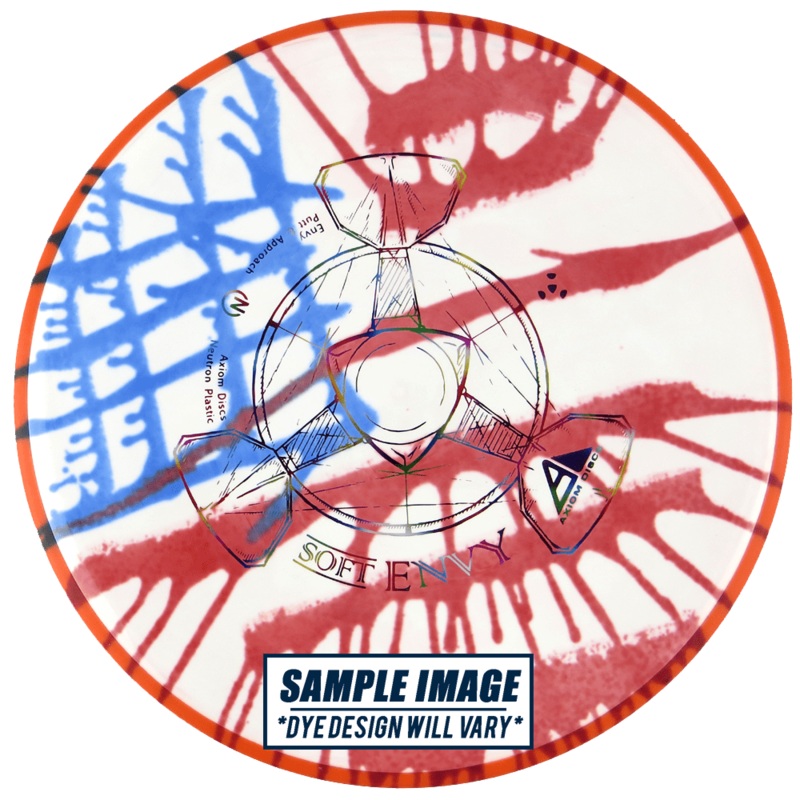 Axiom Tie-Dye Neutron Soft Envy Putter Golf Disc