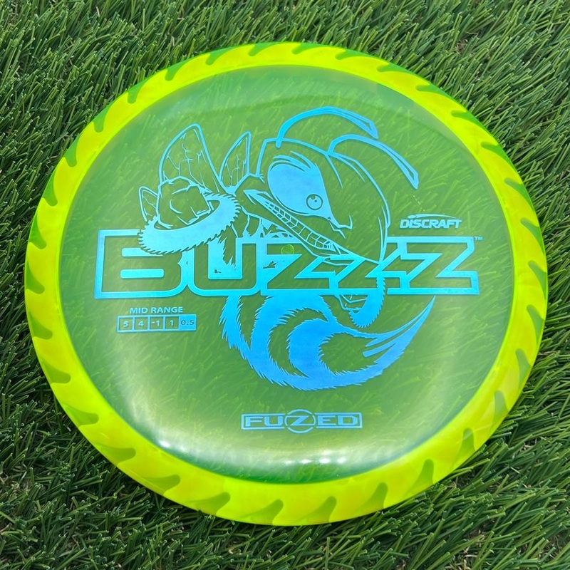 Discraft Elite Z FuZed Line with Saw Pattern Buzzz with Big Bee with Saw Blade – “Buzzzsaw” Stamp – 168.9g – Yellow