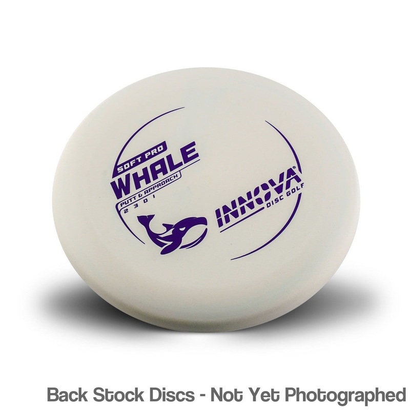 Innova Soft Pro Whale Putter with Burst Logo Stock Character Stamp [Back Stock Inventory – Disc and Stamp Color WILL VARY]