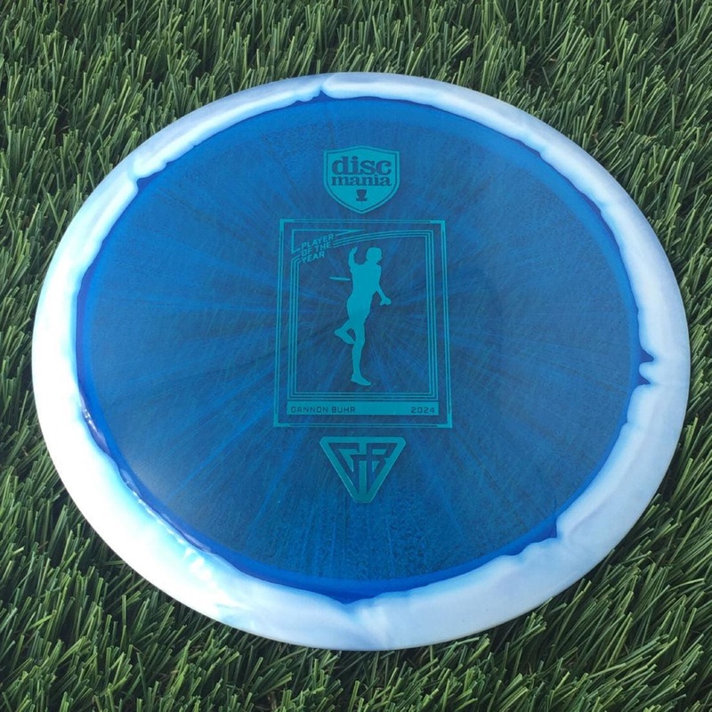 Discmania Alloy Function with Gannon Buhr – 2024 Player of the Year Trading Card – GB Logo Stamp – 173g – Translucent Dark Blue