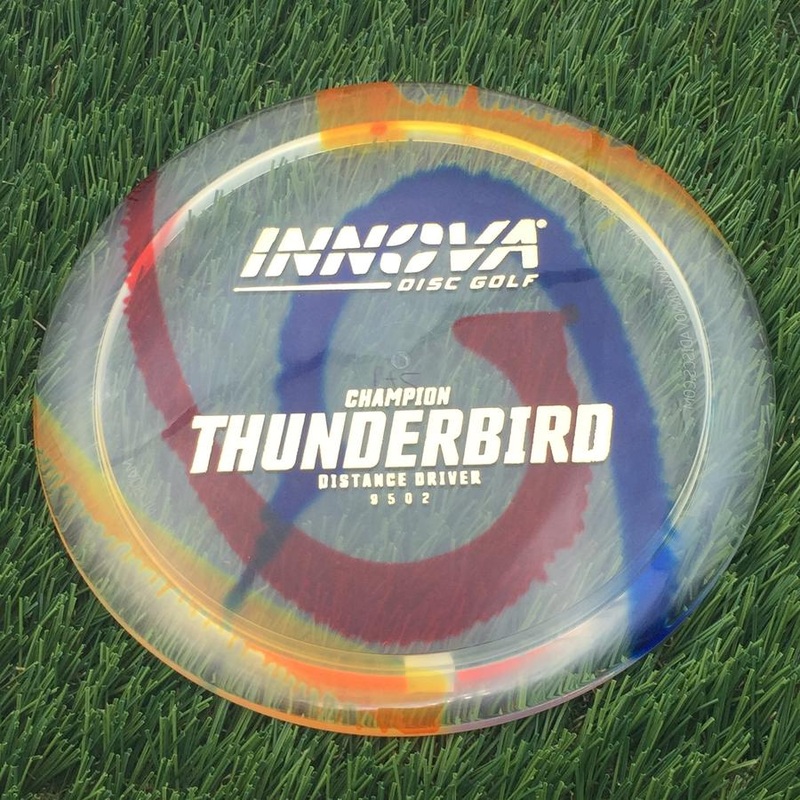 Innova Champion I-Dye Thunderbird with Burst Logo Stock Stamp – 172g – Translucent Dyed