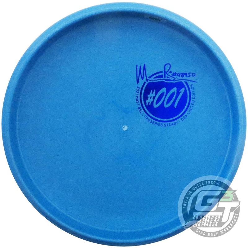 DGA Limited Edition 2021 Matt Bell ProSeries Bottom Stamp Steady Putter Golf Disc