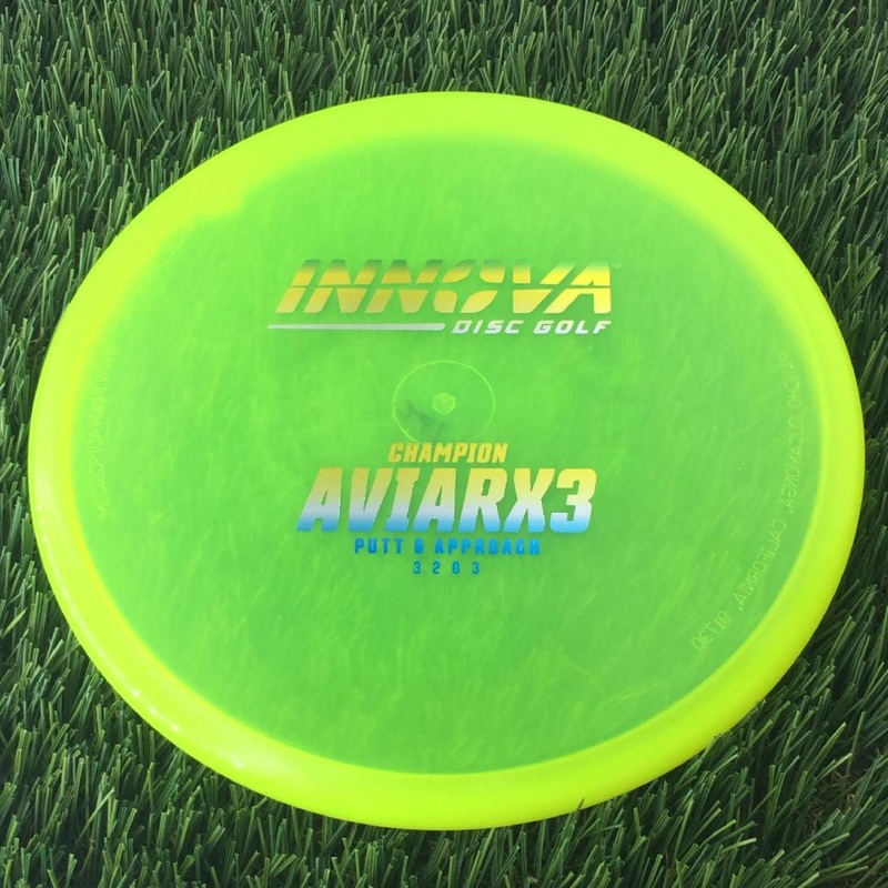 Innova Champion AviarX3 with Burst Logo Stock Stamp – 172g Yellow