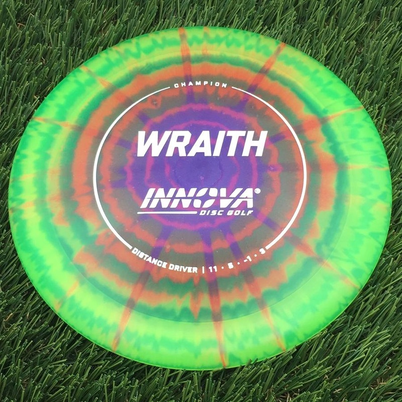 Innova Champion I-Dye Wraith with Burst Logo Stock Stamp – 175g – Dyed