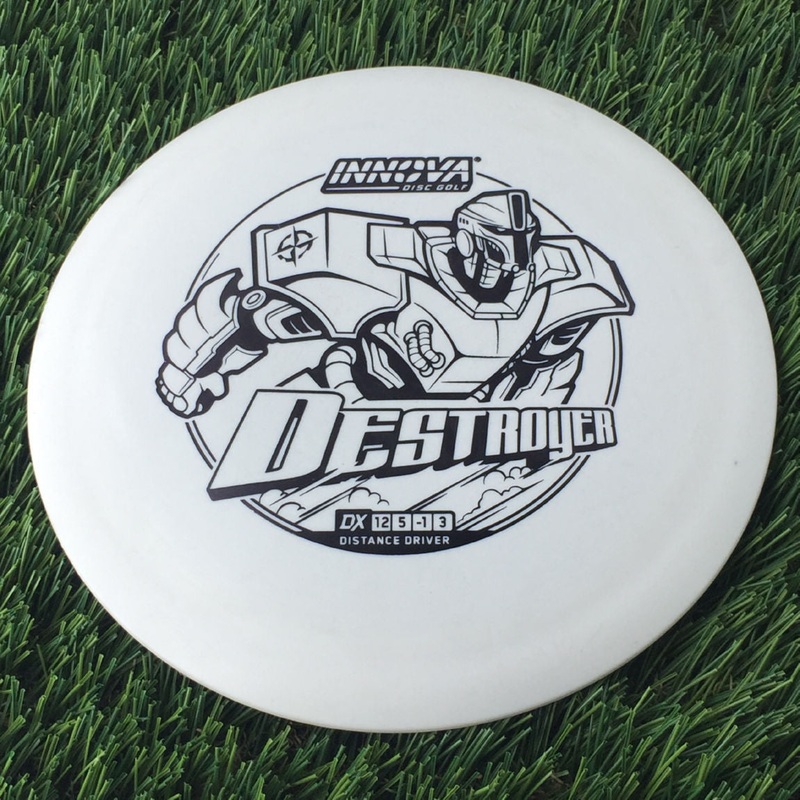 Innova DX Destroyer with Burst Logo Stock Stamp – 175g White