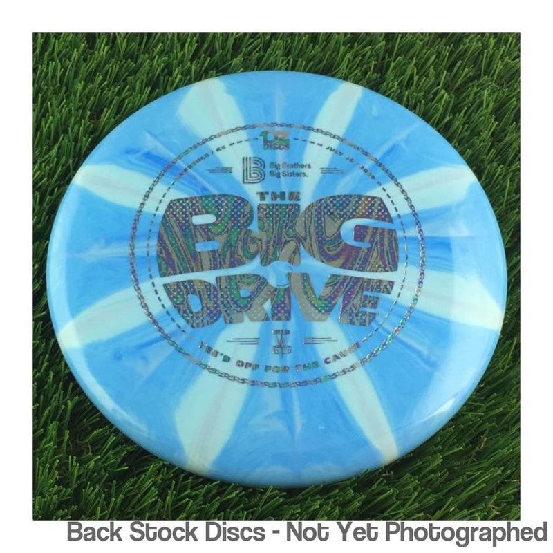 Latitude 64 Gold Line Burst Dagger Putter with The Big Drive – Tee’d Off For The Cause – Big Brothers Big Sisters Stamp [Back Stock Inventory – Disc and Stamp Color WILL VARY]