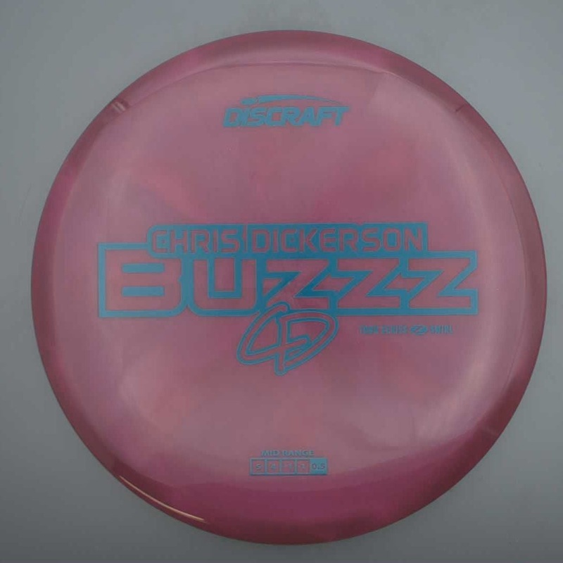 Discraft Elite Z Swirl Buzzz with Chris Dickerson 2025 Tour Series Stamp – 178.6g – Pink