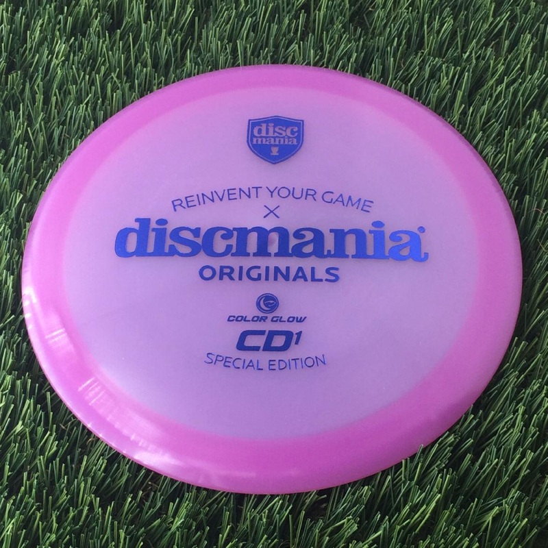 Discmania C-Line Color Glow Reinvented CD1 with Discmania Originals x Reinvent Your Game Special Edition Stamp – 174g – Translucent Purple