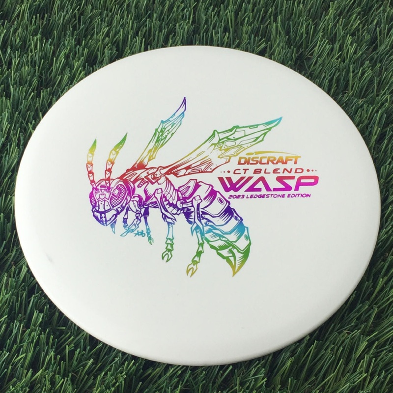 Discraft Crazy Tuff (CT) Blend Wasp with 2023 Ledgestone Edition – Wave 3 Stamp – 172g White