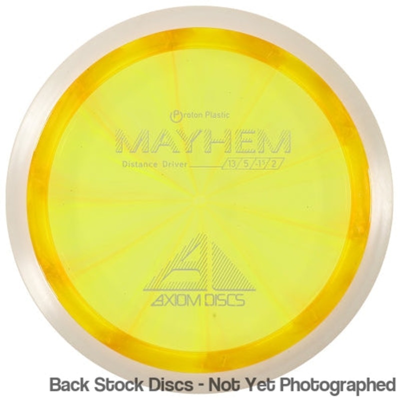 Axiom Proton Mayhem Distance Driver with Blank Stamp [Back Stock Inventory – Disc and Stamp Color WILL VARY]