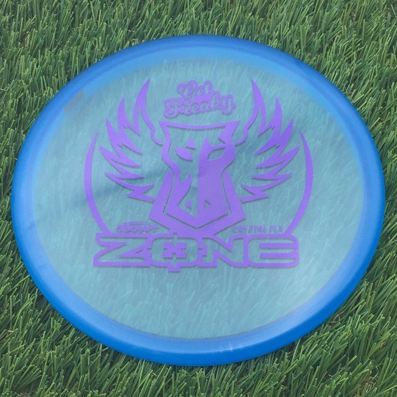 Discraft CryZtal Flx Zone with Get Freaky Dark Horse Stamp – 172g – Blue