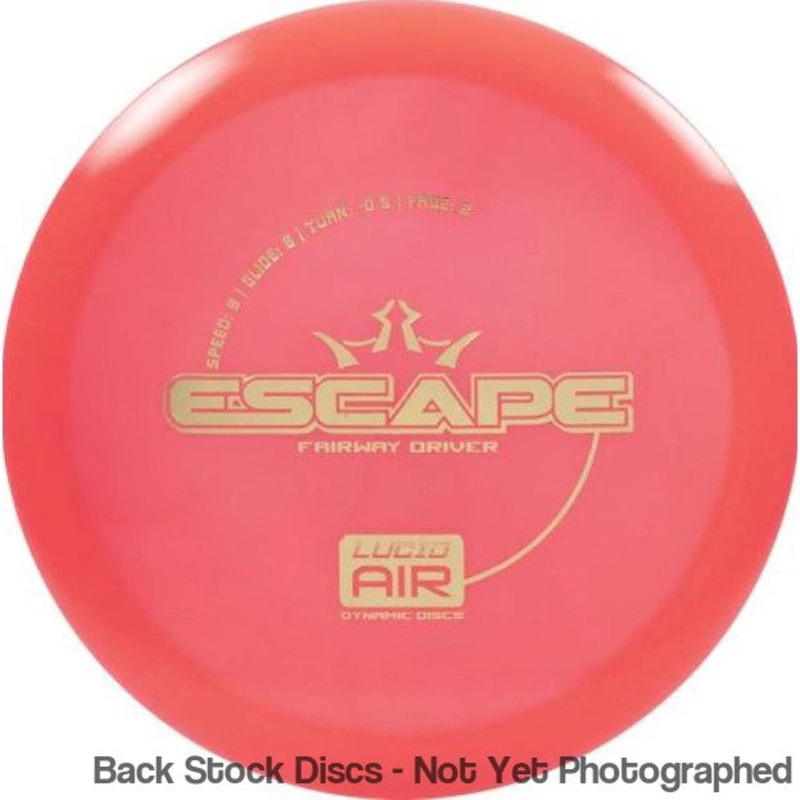 Dynamic Discs Lucid Air Escape Fairway Driver (Stock Stamp) [Back Stock Inventory – Disc and Stamp Color WILL VARY]