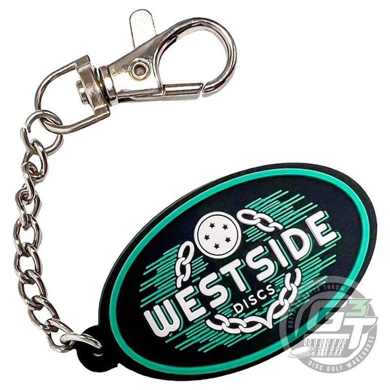 Westside Discs Logo Rubber Key Chain