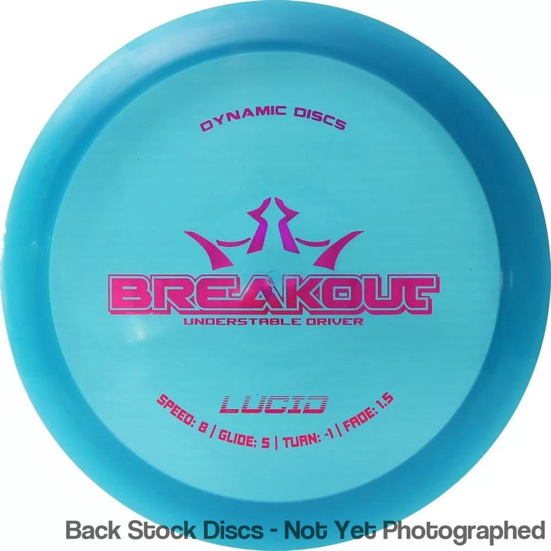 Dynamic Discs Lucid Breakout Fairway Driver (Stock Stamp) [Back Stock Inventory – Disc and Stamp Color WILL VARY]