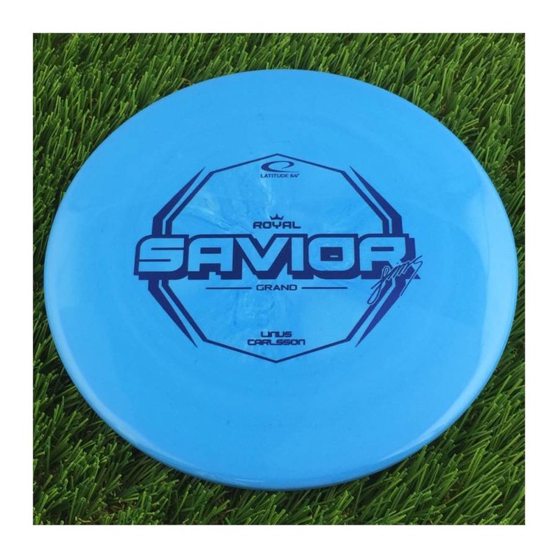 Latitude 64 Royal Grand Savior with Linus Carlsson Team Series 2023 Stamp – 174g – Solid Blue