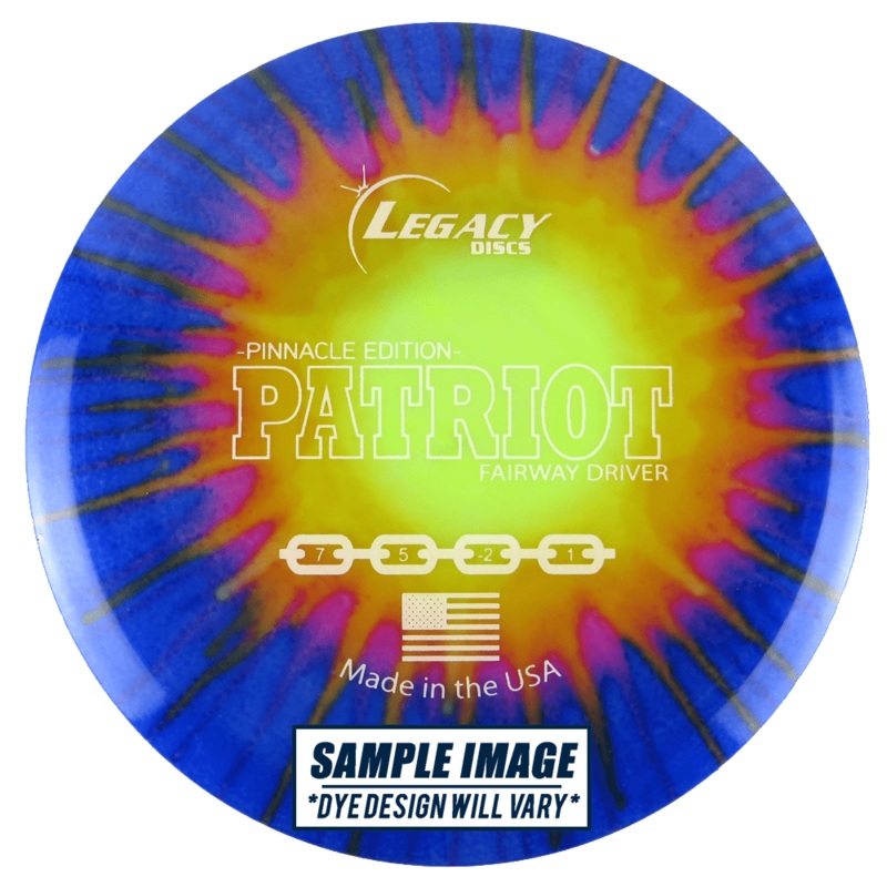 Legacy Tie-Dye Pinnacle Edition Patriot Fairway Driver Golf Disc