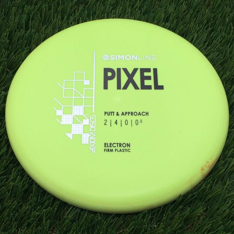 Axiom Electron Firm Pixel with SimonLine Stock Stamp – 172.98g – Yellowish Green