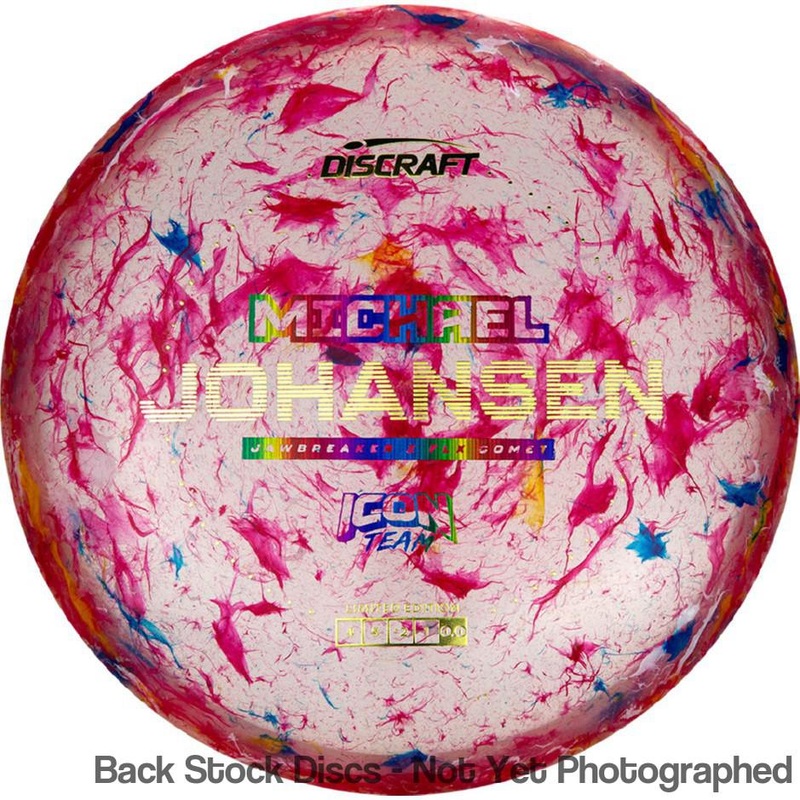 Discraft Jawbreaker Z FLX Comet Midrange with Michael Johansen Icon Team Limited Edition 2024 Stamp [Back Stock Inventory – Disc and Stamp Color WILL VARY]