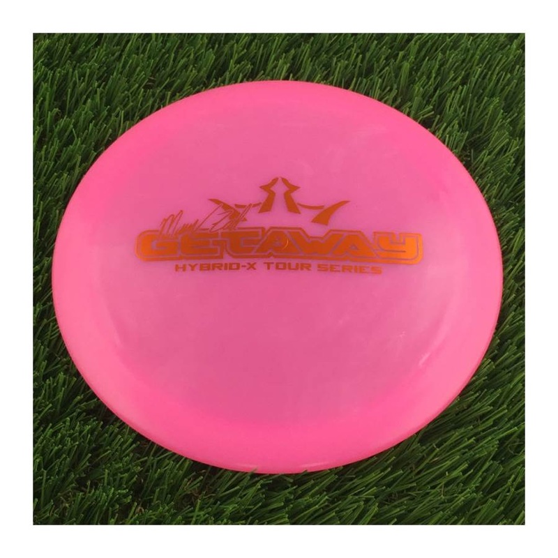 Dynamic Discs Hybrid X Getaway with Mason Ford Tour Series 2022 Stamp – 175g – Translucent Pink