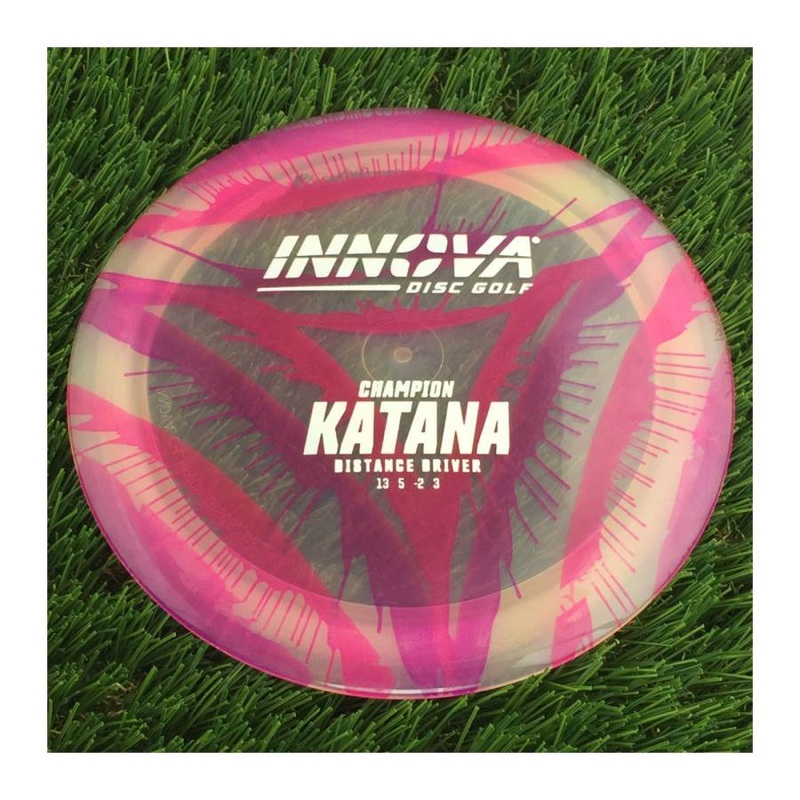 Innova Champion I-Dye Katana with Burst Logo Stock Stamp – 175g – Translucent Dyed