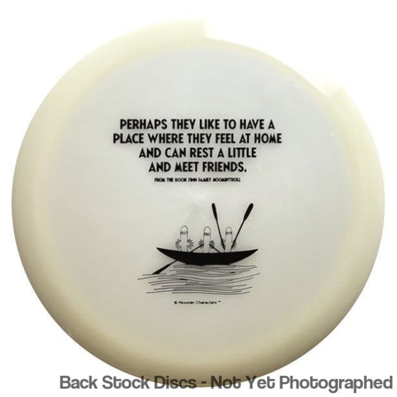 Kastaplast K1 Glow Grym Distance Driver with Moomin Series: Perhaps They Like to Have a Place . . . Stamp [Back Stock Inventory – Disc and Stamp Color WILL VARY]