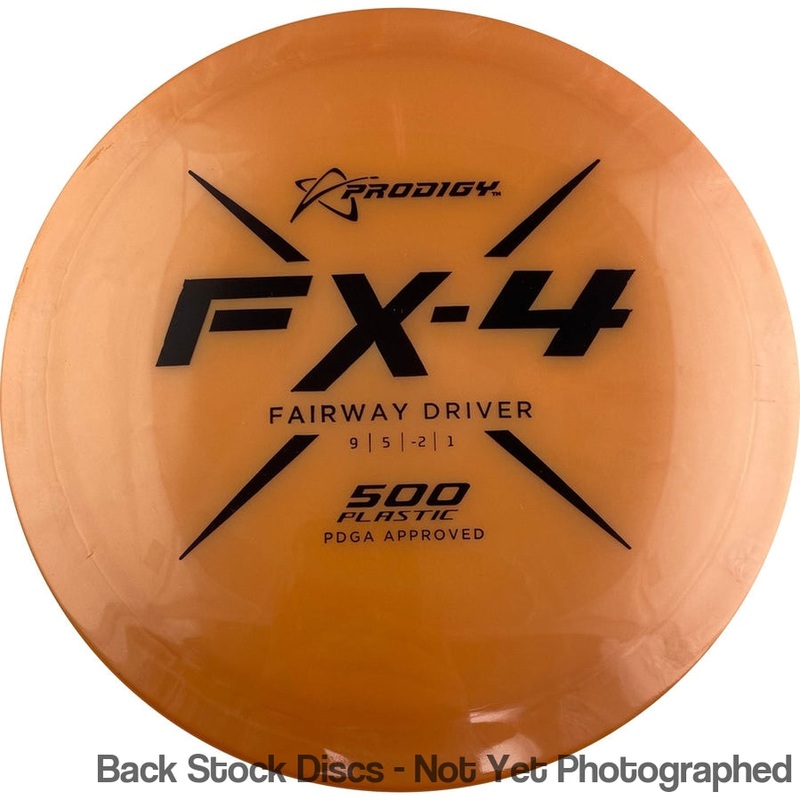 Prodigy 500 FX-4 Fairway Driver (Stock Stamp) [Back Stock Inventory – Disc and Stamp Color WILL VARY]