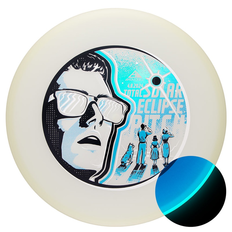 Axiom Commemorative Edition Total Eclipse Glow Proton Glitch Putter Golf Disc