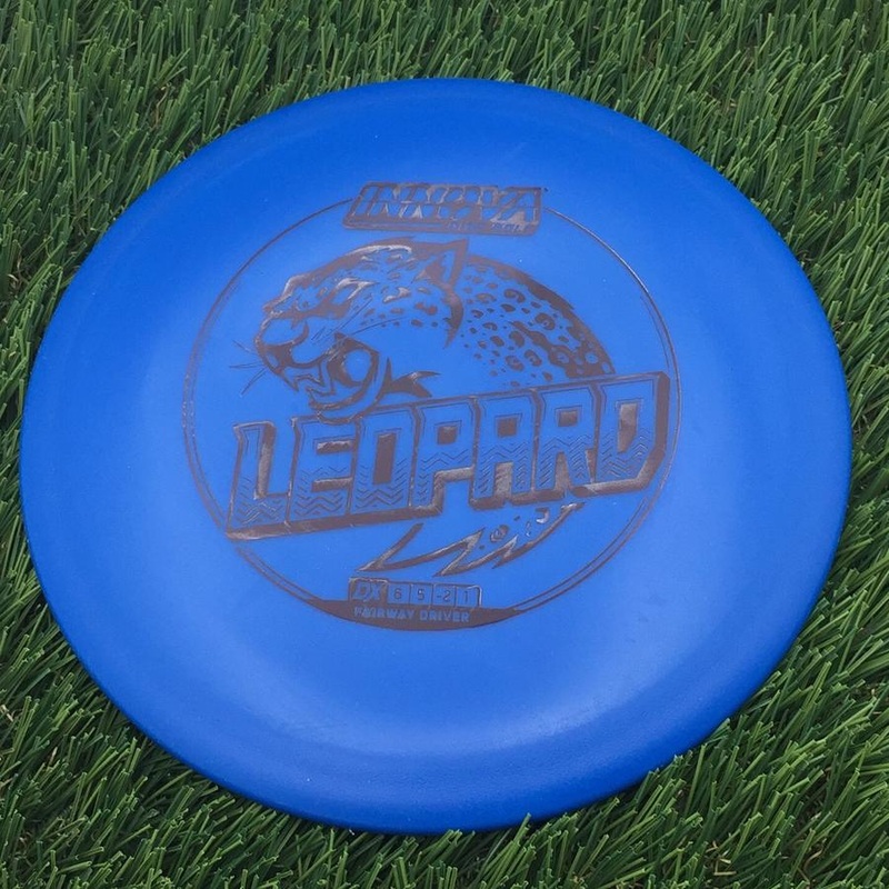 Innova DX Leopard with Burst Logo Stock Stamp – 137.3g – Blue