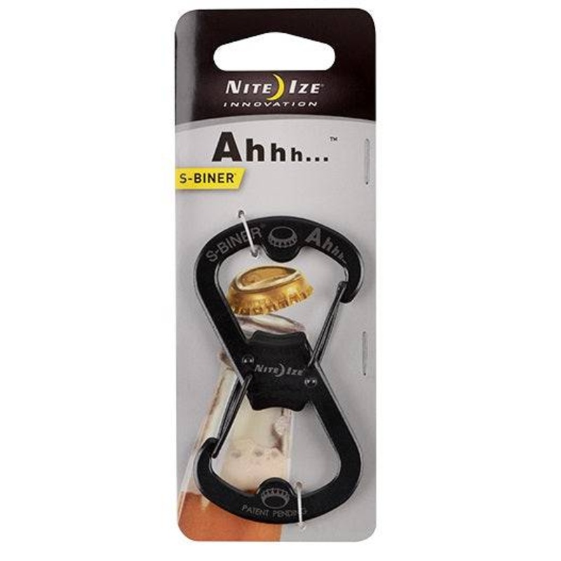 Nite Ize S-Biner Ahhh Stainless Steel Carabiner / Bottle Opener