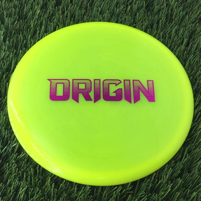 Discmania Evolution NEO Origin with Big Bar Stamp – 172g – Translucent Yellow