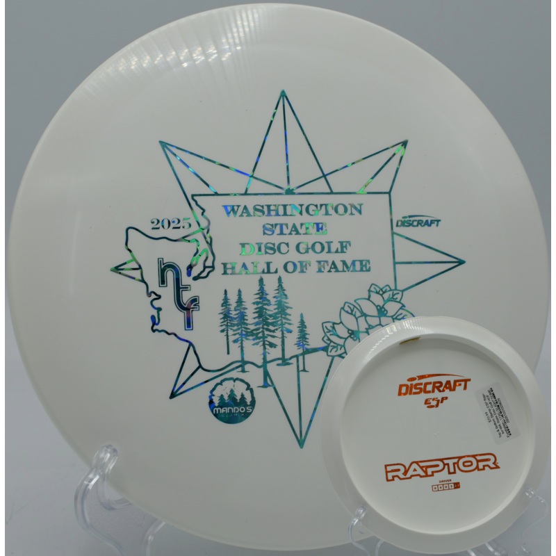Top & Bottom Stamp ESP Raptor-WA State Disc Golf HOF Fundraiser