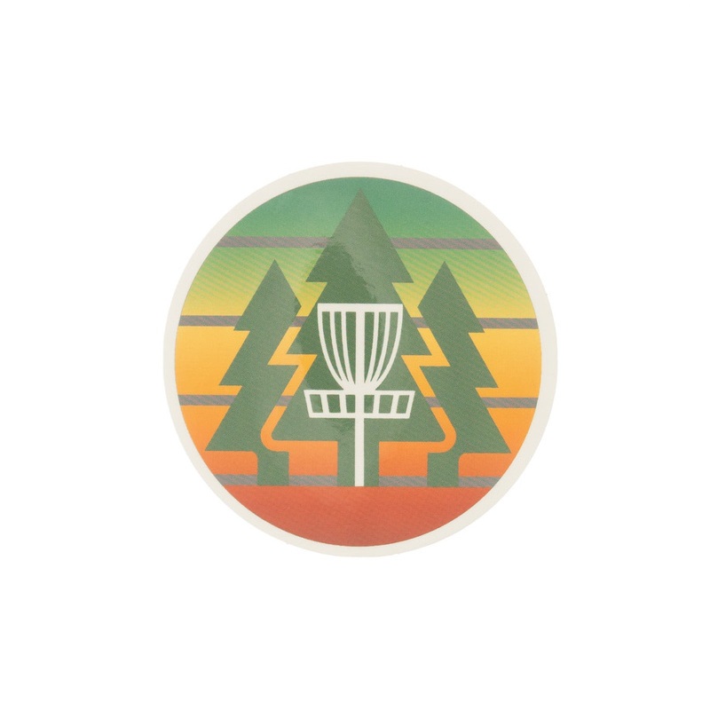 Basket & Trees Sticker